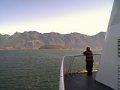 Mountain and island scenery from the ferry
