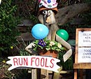 The unofficial race mascot, decorated differently every year!