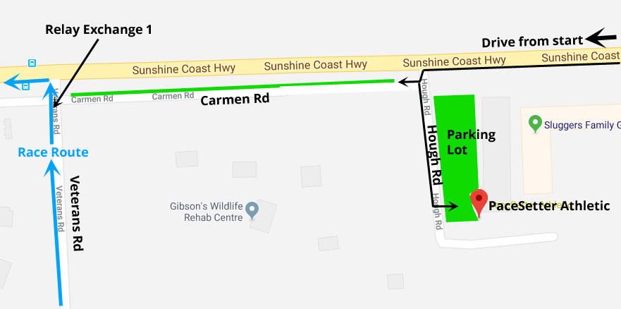 Parking for relay exchange 1