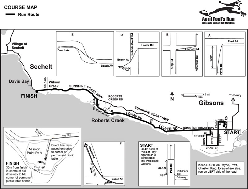 Fools Run Course Map - Certified